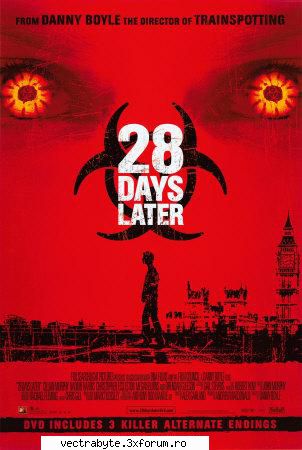 un film horror forta puteti downloada de aici :   28 days later